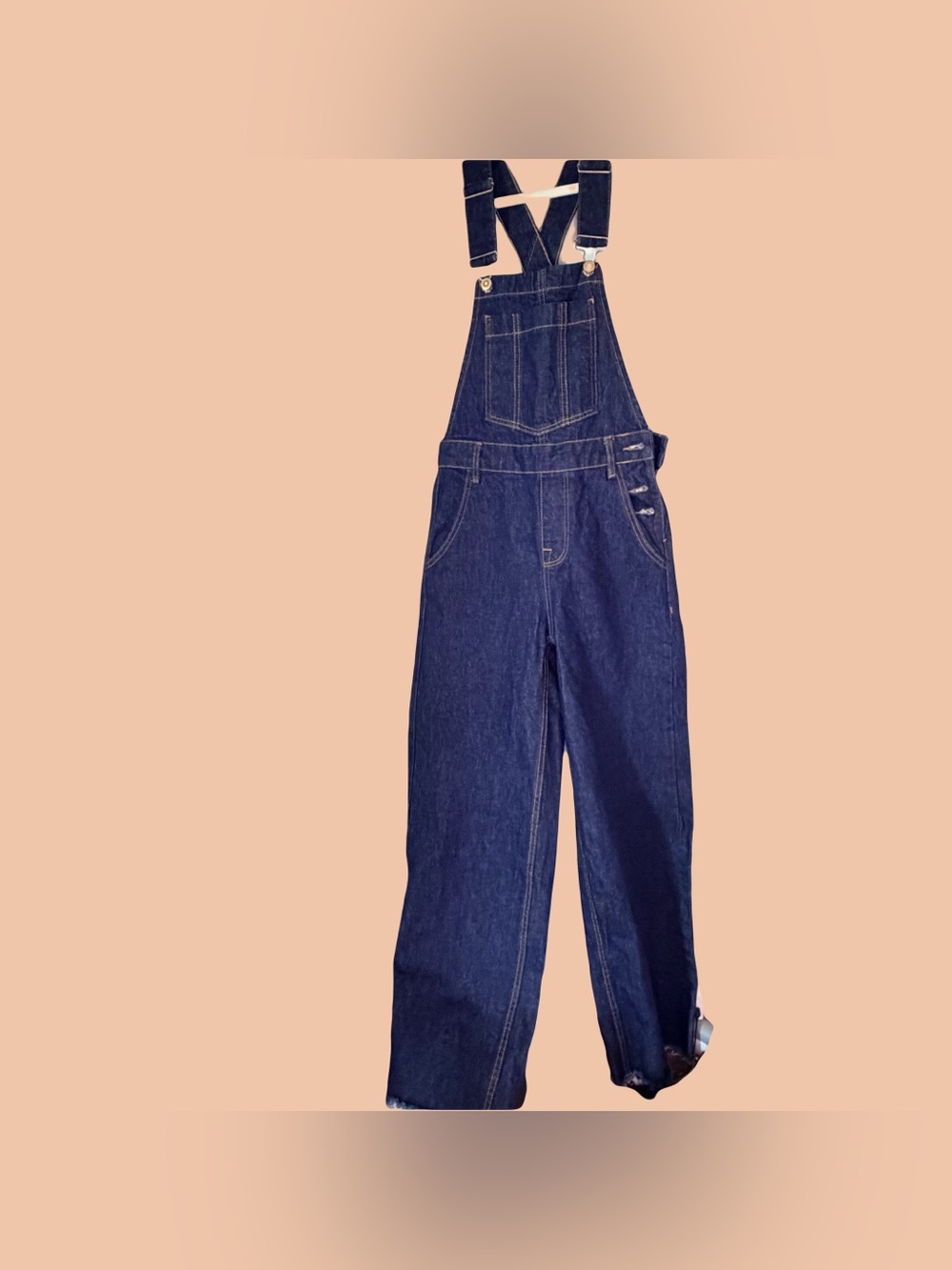 Zara Dark Blue Denim Overalls - Women